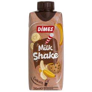 Dimes Milkshake Çikolata ve Kurabiye Aromalı Muzlu 310 Ml