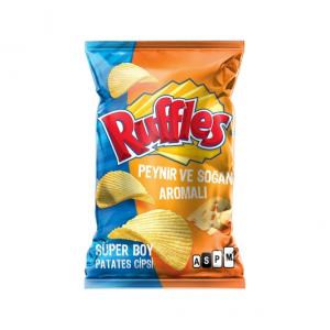 Ruffles Max Peynir & Soğan Patates Cipsi Süper Boy 107 G